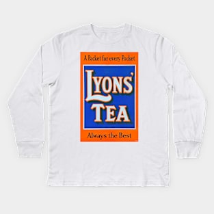 Lyons Tea Advert Kids Long Sleeve T-Shirt